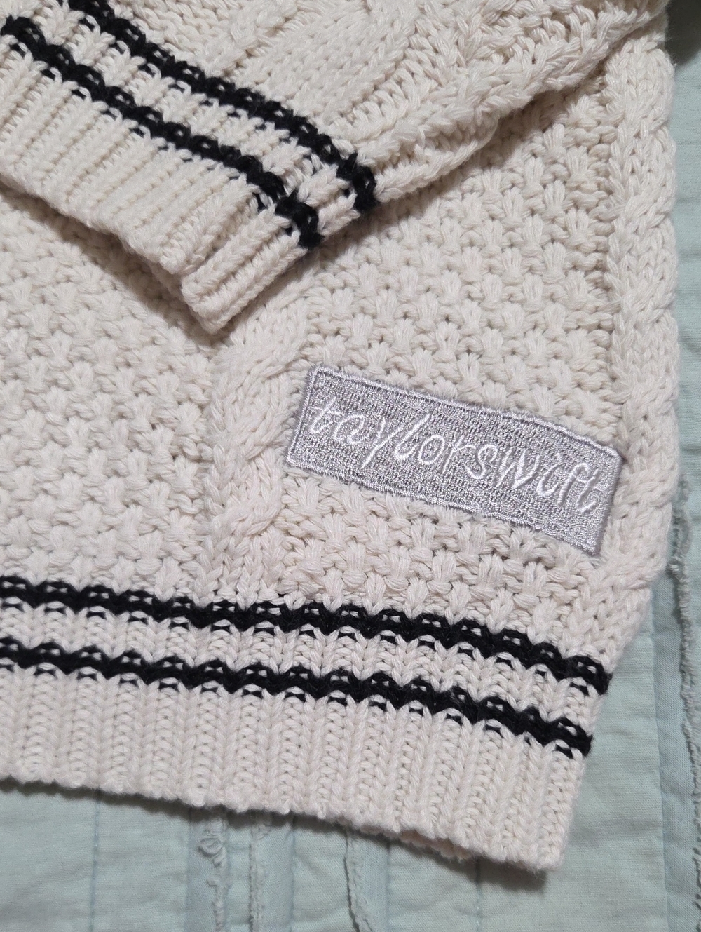 Taylor Swift Folklore Album Knit Cardigan - Picture 3 of 8